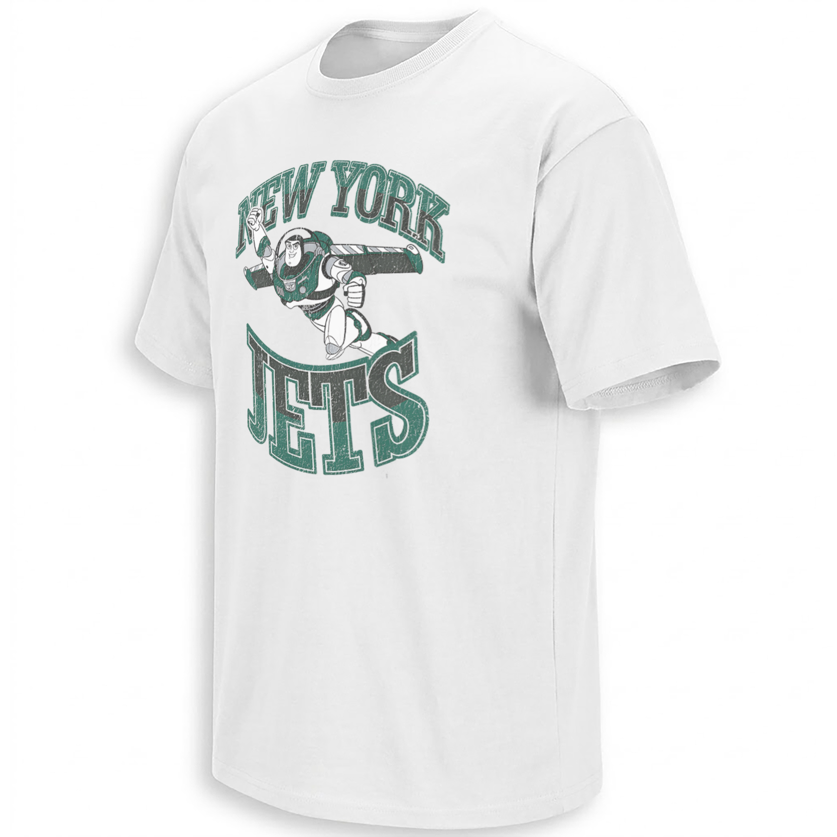 New York Jets Buzz Lightyear Disney Pixar flight crossover graphic