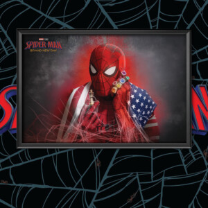 SPIDER MAN BRAND NEW DAY RECORD POSTER – Russo Brothers Box Office Tribute Art 1