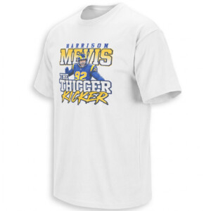 HARRISON MEVIS THE THICCER KICKER SHIRT – Los Angeles Rams #92 Tee