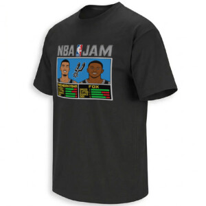 NBA JAM SPURS DUO SHIRT – Wembanyama & De’Aaron Fox Arcade Tee