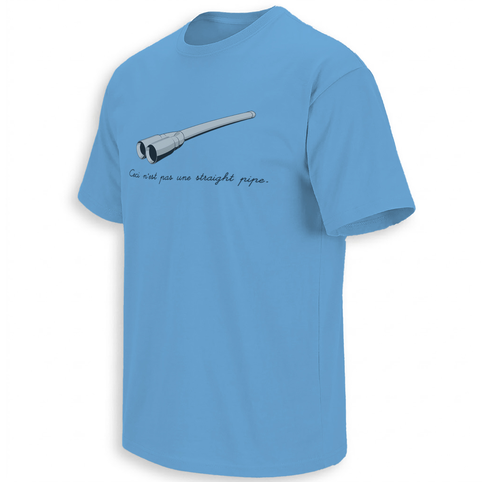 THAT'S NO PIPE SHIRT – René Magritte Straight Pipe Car Culture Tee THAT'S NO PIPE SHIRT – René Magritte Straight Pipe Car Culture Tee