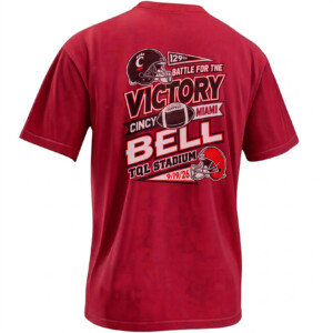 129TH BATTLE FOR THE VICTORY BELL SHIRT – Cincinnati vs Miami 2026 Tee
