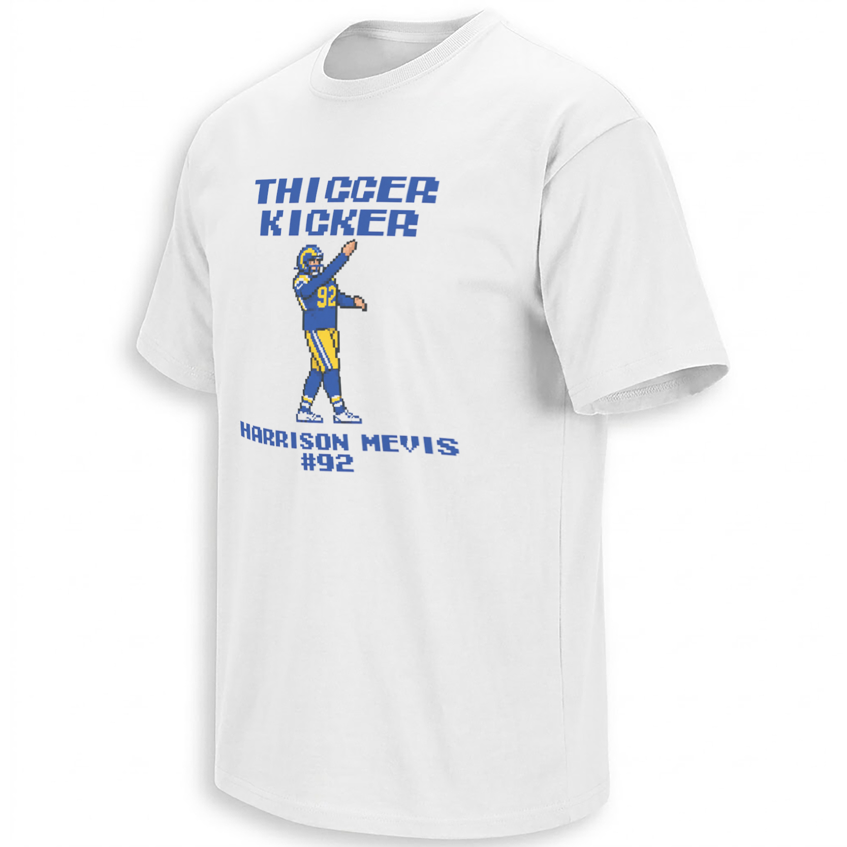 THICCER KICKER SHIRT – Harrison Mevis #92 8-Bit Pixel Tee W THICCER KICKER SHIRT – Harrison Mevis #92 8 Bit Pixel Tee W