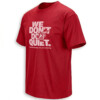 WE DON’T DO QUIET SHIRT – Indiana Fever 2026 Playoffs Red Out Tee