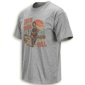 HE’S FROM TEXAS I CAN TELL SHIRT – Leatherface Choosin’ Texas Horror Parody Tee G