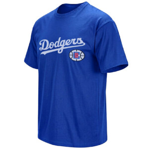 DODGERS x CLIPPERS SHIRT – 2015 Clippers Night LA Crossover Tee