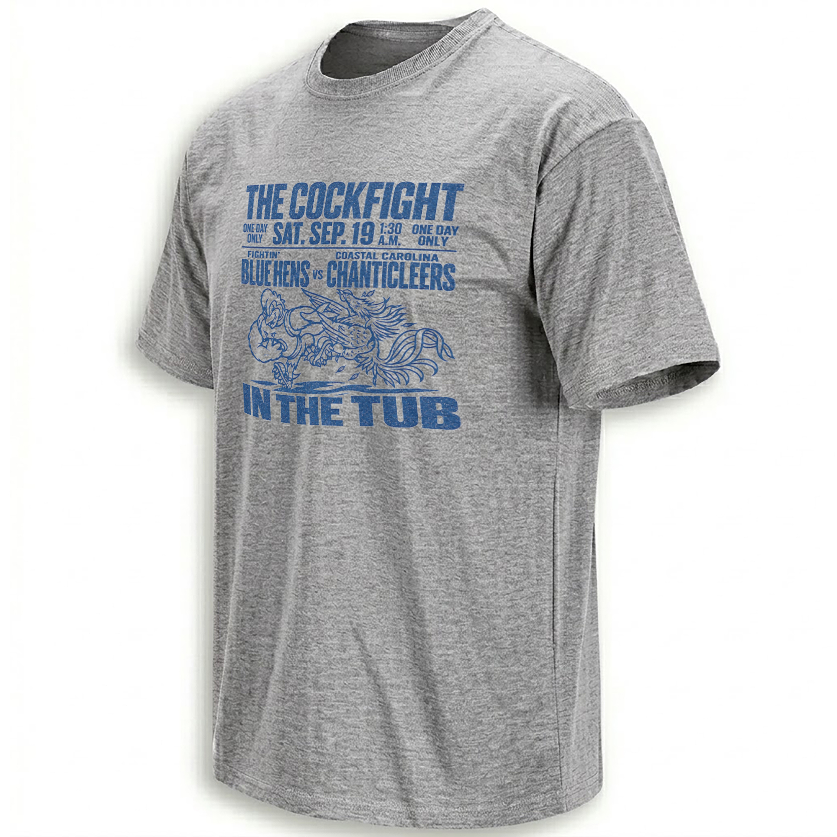 THE COCKFIGHT IN THE TUB SHIRT – Delaware vs Coastal Carolina 2026 Tee THE COCKFIGHT IN THE TUB SHIRT – Delaware vs Coastal Carolina 2026 Tee