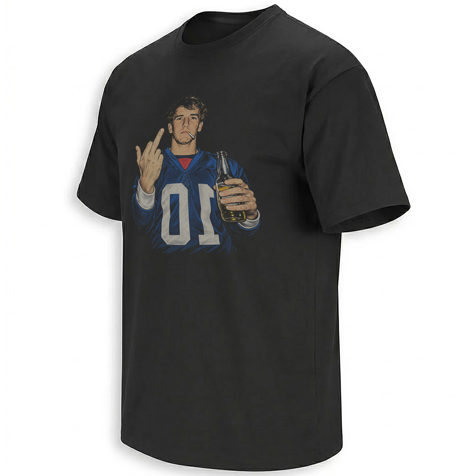 ELI MANNING MIDDLE FINGER SHIRT – New York Giants Meme Tee ELI MANNING MIDDLE FINGER SHIRT – New York Giants Meme Tee