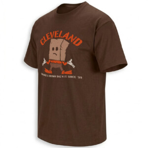 CLEVELAND BAG’N IT SINCE ’99 SHIRT – Browns Paper Bag Fan Tee