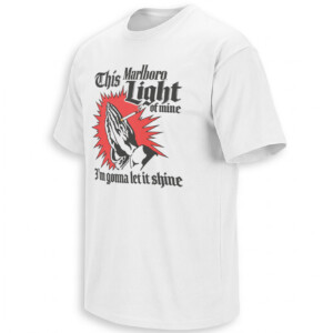 THIS MARLBORO LIGHT OF MINE SHIRT – Let It Shine Cigarette Parody Tee