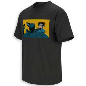 NIGHTWING SLAPS BATMAN SHIRT – Dick Grayson Reverse Meme Tee B