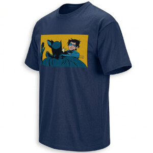 NIGHTWING SLAPS BATMAN SHIRT – Dick Grayson Reverse Meme Tee N