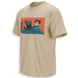 NIGHTWING SLAPS BATMAN SHIRT – Dick Grayson Reverse Meme Tee S