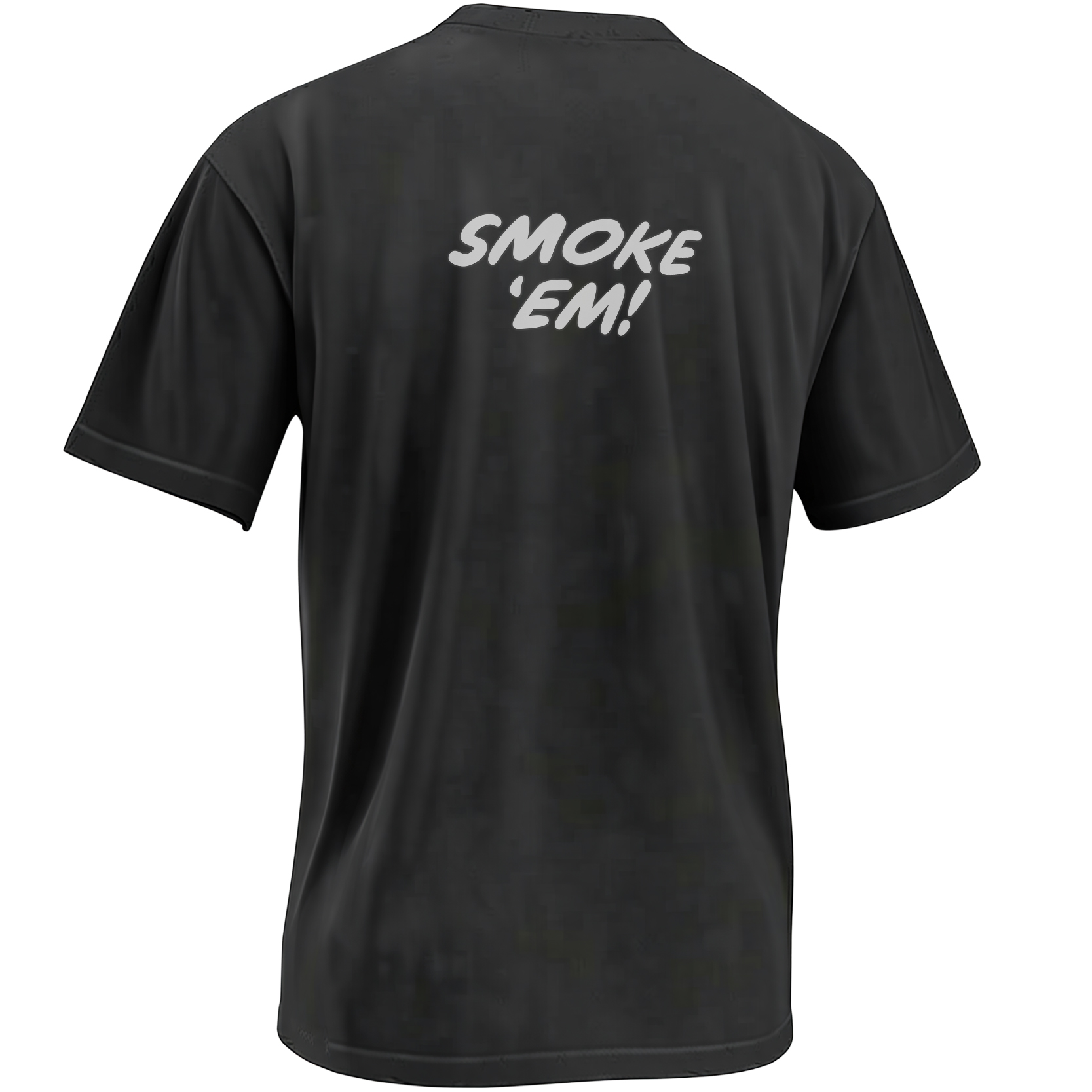 Back of Smoke Em Birds Philadelphia Eagles shirt with Smoke Em text