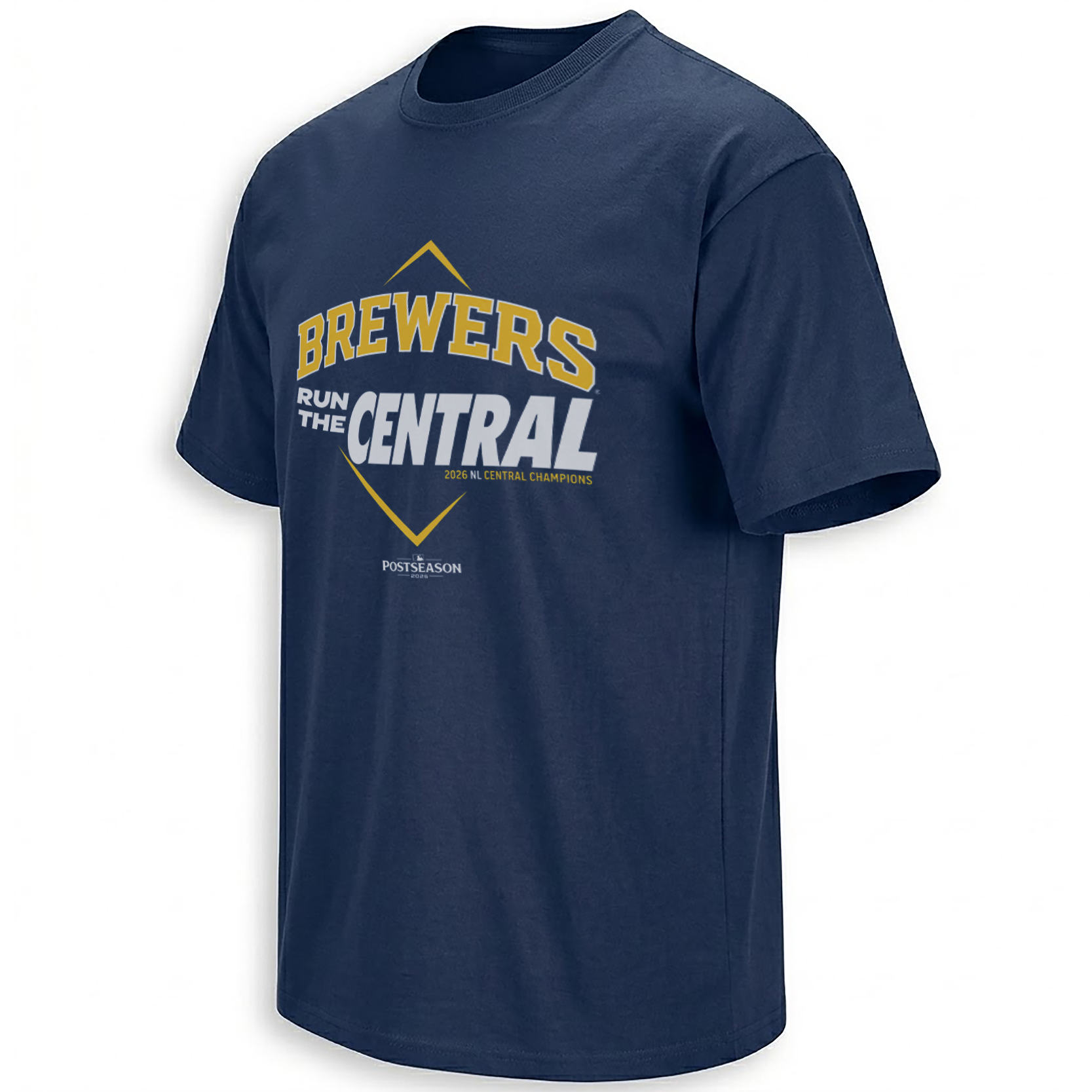 BREWERS RUN THE CENTRAL SHIRT – Milwaukee 2026 NL Central Champions Tee BREWERS RUN THE CENTRAL SHIRT – Milwaukee 2026 NL Central Champions Tee