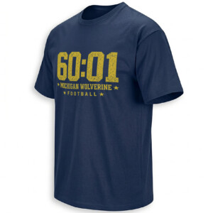 60:01 SHIRT – Michigan Wolverines One Second Hail Mary Tee
