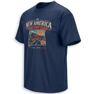 NEW AMERICA ROAD TRIP CLUB SHIRT – Trump Rebrand Tour Tee N
