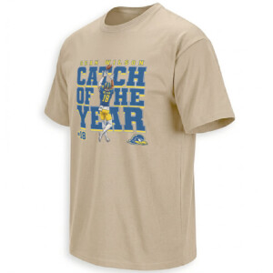 SEAN WILSON CATCH OF THE YEAR SHIRT – Delaware Blue Hens #18 Tee S