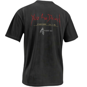 YOU ARE DEAD SHIRT – Resident Evil 4 Dr. Salvador Chainsaw Tee B