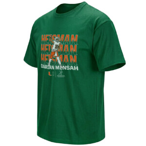 DARIAN MENSAH HEISMAN SHIRT – Miami Hurricanes No. 10 Hopeful Tee