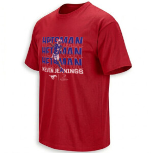 KEVIN JENNINGS HEISMAN SHIRT – SMU No. 7 Trophy Hopeful Tee