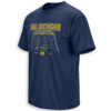 HAIL MICHIGAN SHIRT – 001 Western Michigan Hail Mary Diagram Tee
