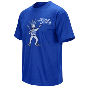 KING TUCK SHIRT – Kyle Tucker No. 23 Dodgers Crown Cartoon Tee