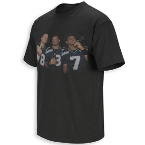 SEATTLE QB LEGENDS SHIRT – Seahawks 8 3 7 After Dark Tee