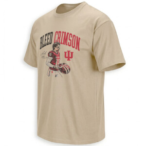 BLEED CRIMSON SHIRT – Josh Hoover Indiana No. 10 QB Tee S