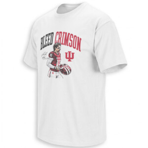 BLEED CRIMSON SHIRT – Josh Hoover Indiana No. 10 QB Tee W