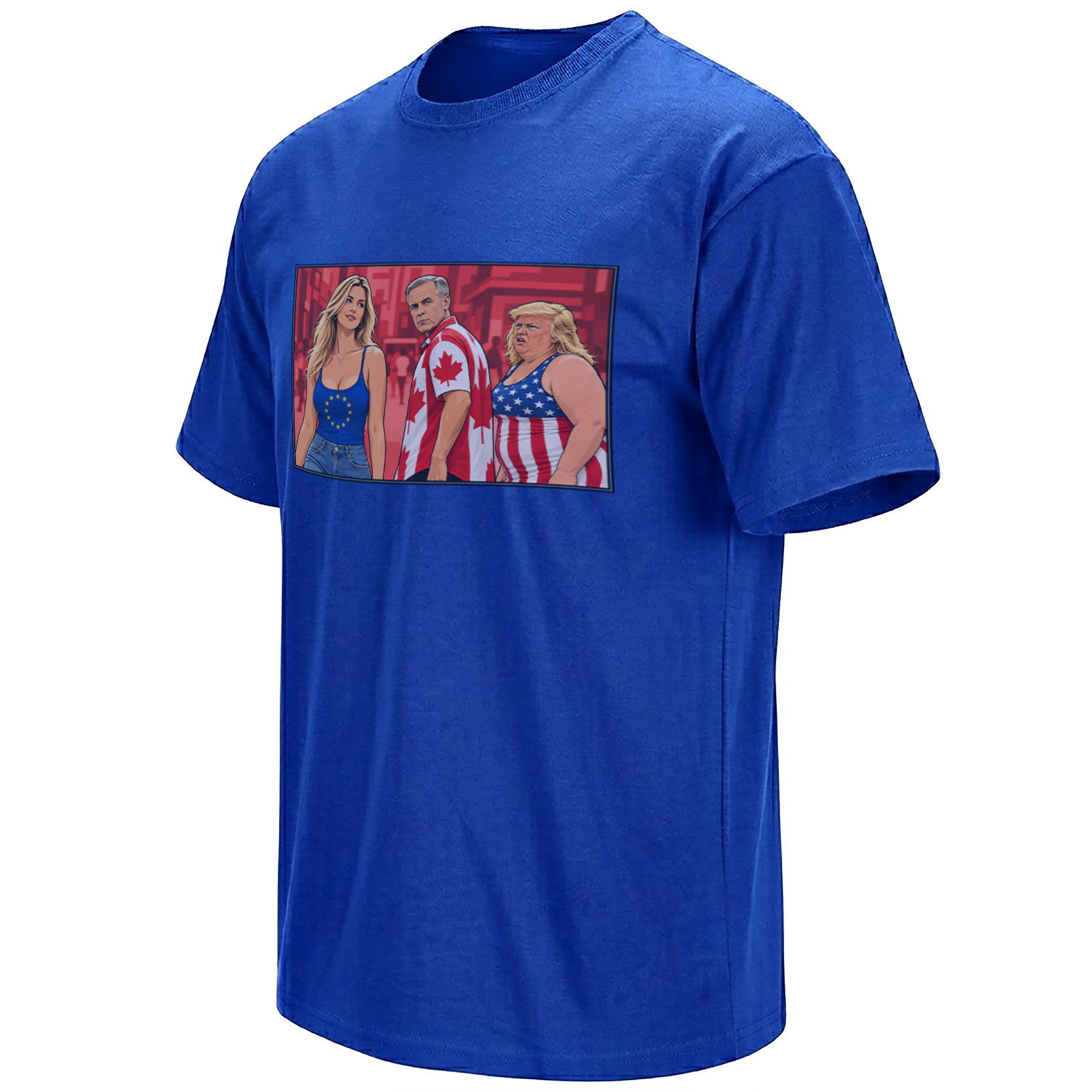 CANADA CHOOSES EUROPE SHIRT – Carney, Trump & EU Distracted Boyfriend Satire Tee RB CANADA CHOOSES EUROPE SHIRT – Carney, Trump & EU Distracted Boyfriend Satire Tee RB