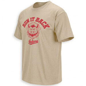 RUN IT BACK SHIRT – Hoosier the Bison Indiana Football Title Defense Tee S