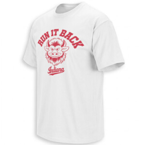 RUN IT BACK SHIRT – Hoosier the Bison Indiana Football Title Defense Tee W