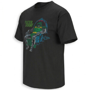 DOCTOR DOOM SHIRT – Vintage Victor Von Doom Throne Comic Tee B