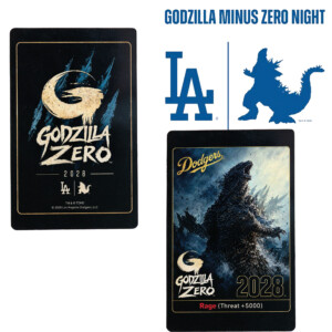 GODZILLA MINUS ZERO METAL WALLET CARD – Dodgers Night Rage +5000 Collectible