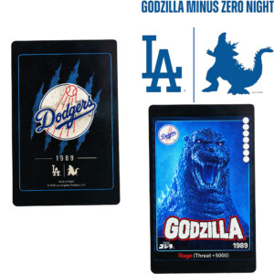 GODZILLA 1989 METAL WALLET CARD – Dodgers Night Rage +5000 Collectible