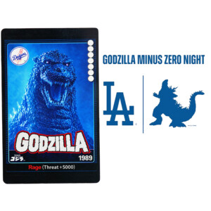 GODZILLA 1989 METAL WALLET CARD – Dodgers Night Rage +5000 Collectible F
