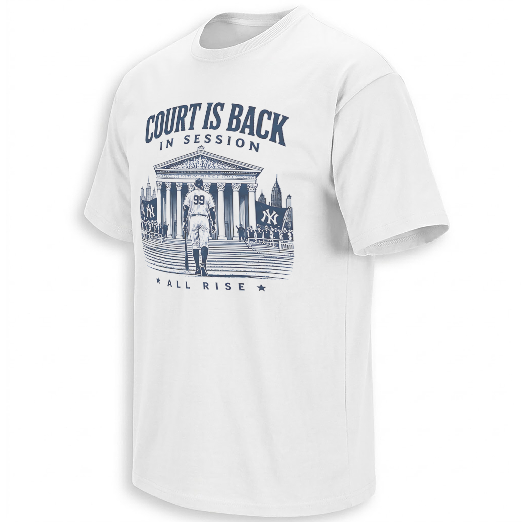 Court Is Back in Session Aaron Judge No. 99 All Rise courthouse design