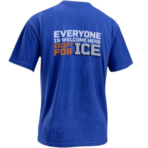 ICE OUT OF NEW YORK SHIRT – NYC Basketball Anti ICE Protest Tee B