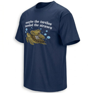MAYBE THE TURTLES NEEDED THE STRAWS SHIRT – Cocaine Turtle Dark Humor Tee N