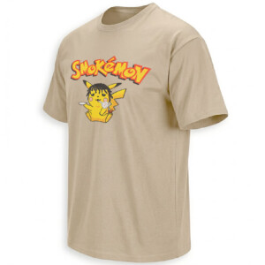 SMOKEMON SHIRT – Stoner Pikachu Weed Pokémon Parody Tee S