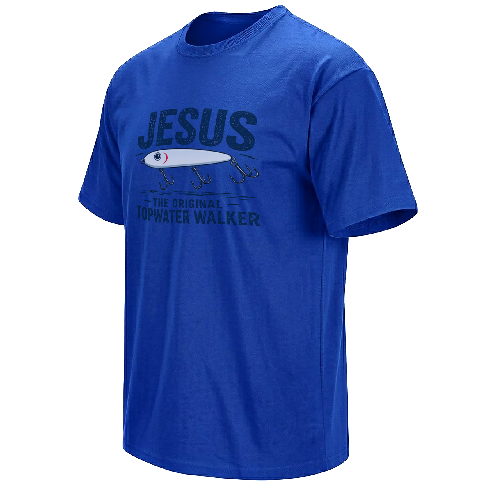 JESUS THE ORIGINAL TOPWATER WALKER SHIRT – Christian Fishing Humor Tee 2 JESUS THE ORIGINAL TOPWATER WALKER SHIRT – Christian Fishing Humor Tee 2