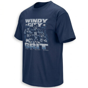 WINDY CITY GRIT SHIRT – Williams Swift Odunze Loveland Bears Tee