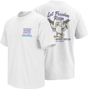 LEONIDA MARINE CENTER SHIRT – Jason Duval GTA VI Let Freedom Reign Tee