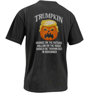 TRUMPKIN SHIRT – Donald Trump Pumpkin Anti Trump Halloween Tee