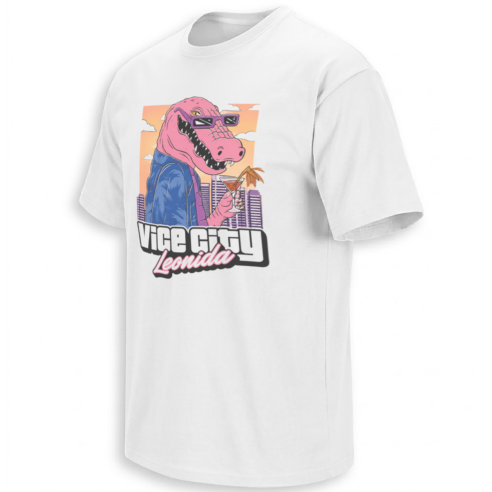 VICE CITY LEONIDA SHIRT – Jason Duval GTA VI Alligator Tee VICE CITY LEONIDA SHIRT – Jason Duval GTA VI Alligator Tee