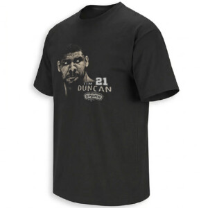 1990S #21 SHIRT – Tim Duncan San Antonio Spurs Retro Portrait Worn by Wemby