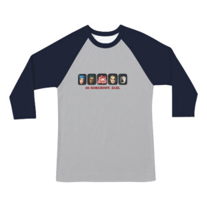 BE SOMEBODY ELSE SHIRT – The Sims Online Retro Avatar Raglan