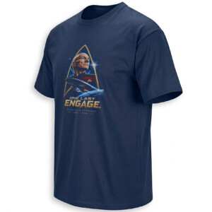 ONE LAST ENGAGE SHIRT – Patrick Stewart Star Trek Tribute 1940–2026