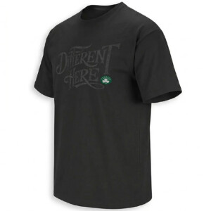 DIFFERENT HERE SHIRT – BOSTON CELTICS VINTAGE TONAL SCRIPT SHAMROCK TEE